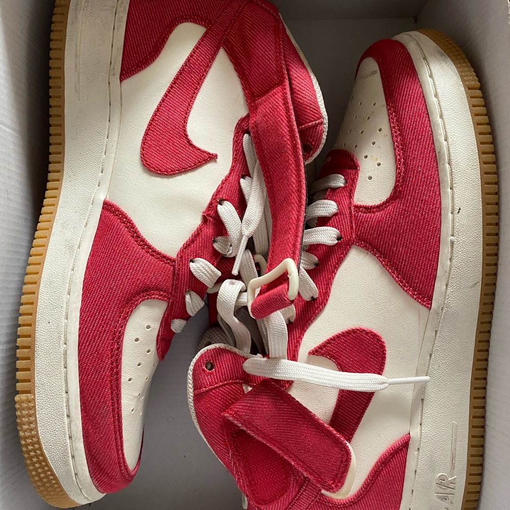 MENS high top air forces